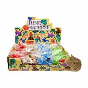 Squeeze Dino Head 4fach sortiert