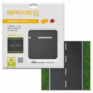 Bodenplatte Straße Gerade 32x32cm