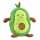 Plüsch Laber-Avocado Avery der alles 19x19x9cm