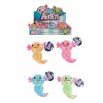 Zuckerquetschball Axolotl 11cm 4fach sortiert