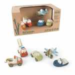 Spielset BIO Fun Cars Set 5 Teile Geschenkbox