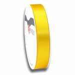 PRÄSENT Satinband auf der Rolle gelb 15mmx5m