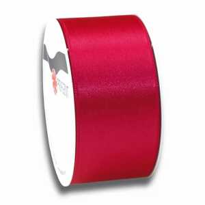 PRÄSENT Satinband auf der Rolle magenta 40mmx5m