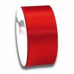 PRÄSENT Satinband auf der Rolle rot 40mmx5m