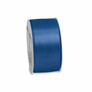 PRÄSENT Satinband auf der Rolle royalblau 40mmx5m