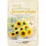 Kurt Eulzer Glückwunschkarte Geburtstag Sonnenblumen