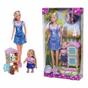 Steffi LOVE Rabbit Family mit Steffi Evi und 2 Hasen