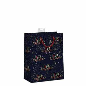 Geschenktasche Frohe Weihnachten 18x23x10cm