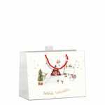 Geschenktasche Fröhliche Weihnachten 32x26x12cm