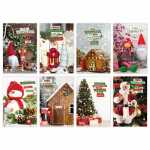 Glückwunschkarten Weihnachtsmotive 100 Stück...