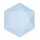 amscan Teller hexagonal blau 26,1x22,6cm 6 Stück