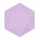amscan Teller hexagonal lila 26,1x22,6cm 6 Stück