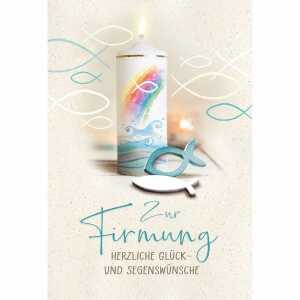 Kurt Eulzer Glückwunschkarte Zur Firmung Kerze