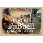 Kurt Eulzer Glückwunschkarte Fußball