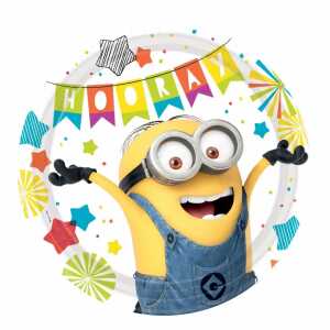 amscan Pappteller Minions Despicable Me Ø23cm 8 Stück