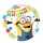 amscan Pappteller Minions Despicable Me Ø23cm 8 Stück