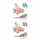 RÖSSLER Sticker Birds and Flowers