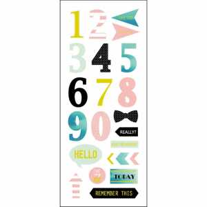 RÖSSLER Sticker 0-9 rose/blue 4014970194412