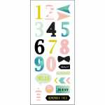 RÖSSLER Sticker 0-9 rose/blue 4014970194412