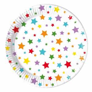Pappteller Sterne Ø23cm 8 Stück