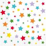 Servietten Sterne 33x33cm 20 Stück