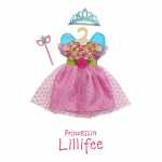 Puppenkleid Prinzessin Lillifee m Glitzerkrone und...