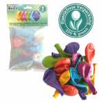 Luftballons bunt in plastikfreier Verpackung 18 Stück