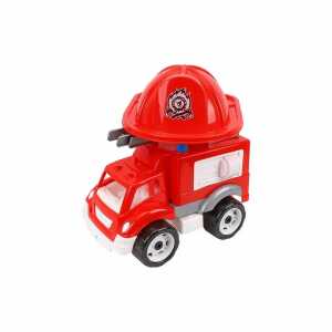 TechnoK Feuerwehrauto Set mit Helm