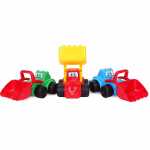 TechnoK Bagger grün/rot/blau 3fach sortiert