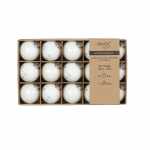 Weihnachtskugeln Just White weiß 15 Stück