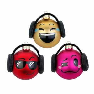 Weihnachtskugel Christmas-Kugeln Groovy 3fach sortiert