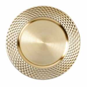 Deko-Teller Raute gold Ø33cm 4061752186394