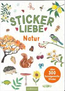 arsEdition Stickerbuch Natur mit 350 Stickern