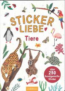 arsEdition Stickerbuch Tiere mit 350 Stickern