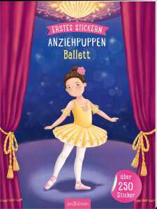 arsEdition Stickerbuch Erstes Stickern Anziehpuppen Ballett