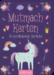 arsEdition Kartenbox Mutmachkarten Einhorn, 50 Karten