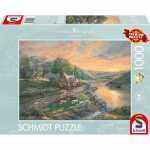 Puzzle Thomas Kinkade Tagesanbruch im Emerald Valley 1000...
