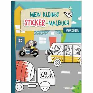 TESSLOFF Mein kleines Sticker-Malbuch Fahrzeuge