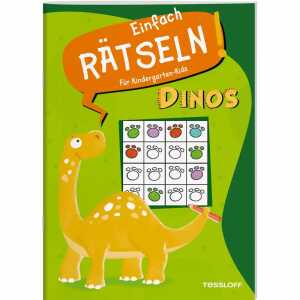 TESSLOFF Rätselbuch Einfach rätseln! Für Kindergarten-Kids Dinos