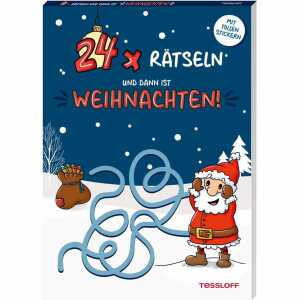 TESSLOFF Rätselbuch 24 x rätseln und dann ist Weihnachten!
