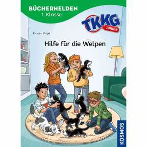 Kinderbuch Bücherhelden 1.Kl. TKKG Junior Hilfe für die Welpen