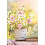 Kurt Eulzer Glückwunschkarte Blanko Tasse Gesicht