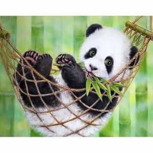 PRACHT Diamond Painting Panda 40x30cm