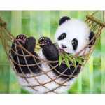 PRACHT Diamond Painting Panda 40x30cm