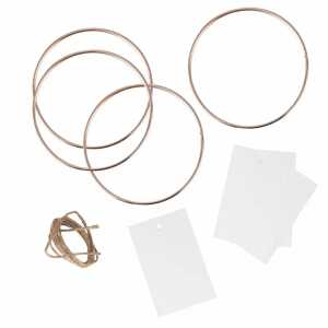 amscan Tischkarten Set Platzkarten Halter & Band 12 Teile