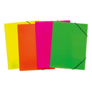 Herma Sammelmappe Eckspanner PP A4 Neon 12er-Sortierung