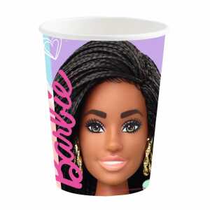 amscan Pappbecher Barbie Sweet Life 250ml 8 Stück