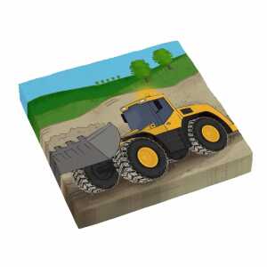 amscan Servietten Construction Party 33x33cm 16 Stück