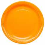 amscan Papierteller Pumpkin 23cm 23cm 8 Stück