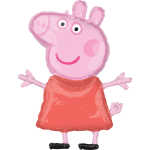 amscan Folienballon Peppa Pig 63x81cm P38 verpackt